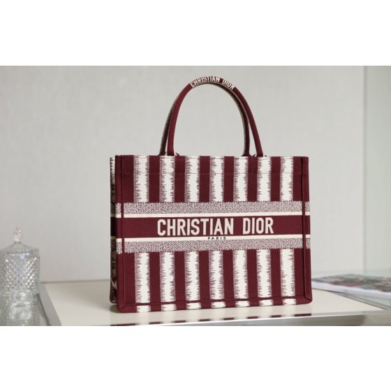 DIOR TOTE striped shopping bag